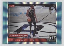 2021-22 Panini Donruss Franchise Features Holo Teal Laser Kevin Durant #28 3t1