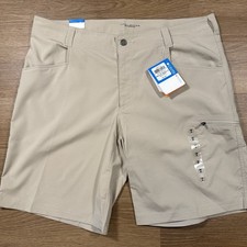 Columbia Silver Ridge Stretch Shorts Men  s 40W 10L Beige Omni-Shade NWT