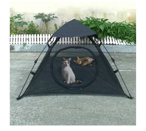 HI SUYI Portable Pop Up Pet Cat Tents Enclosures House For Outside Patio Indoor - Picture 3 of 5