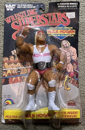 1989 Hulk Hogan Vintage WWF LJN Grand Toys Black C...
