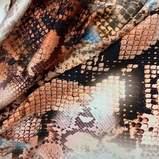 Tessuto Pura Seta Pitone 50 Cm 7350