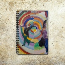 Robert Delaunay Political Drama Art Spiral Notebook - Modern Art Ruled Journal