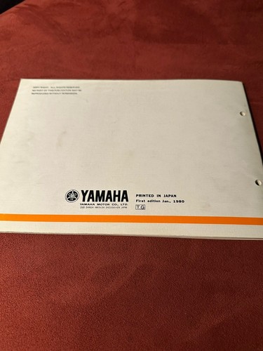 YAMAHA DT 250MX Parts List 1980 Ersatzteil Liste Katalog Heft Brochure - Bild 5 von 5