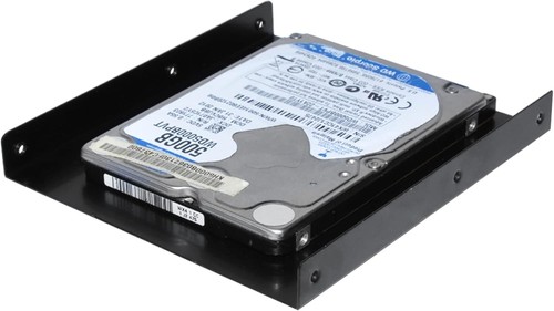 Ultron Internal Mounting Frame 1 x 2.5 Inch SSD/HDD Metal Black - Afbeelding 3 van 6