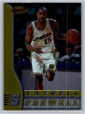 1996-97 Bowman's Best Basketball #18 Latrell Sprewell - VG - Warriors