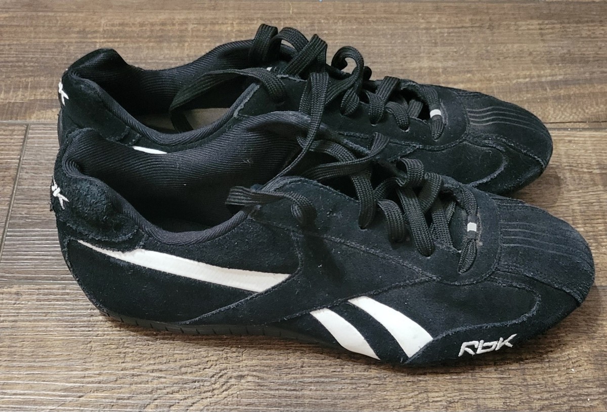 Reebok Womens Driving X 32-147525 Black White Casual Shoes