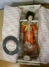 Vintage 1987 Beatles Sgt Pepper George Harrison Porcelain Doll Star Shine 18”