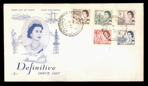 DR WHO 1967 CANADA FDC QEII COMBO ROSECRAFT CACHET w30914