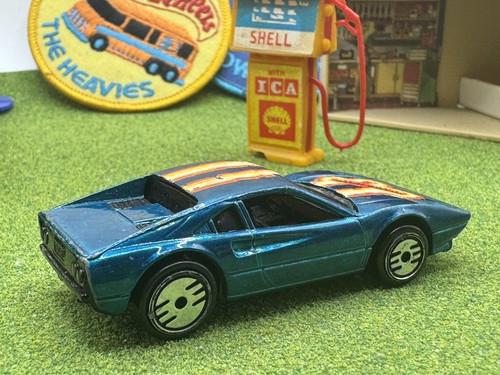 1983 Hot Wheels QUICK TRIK Ferrari Blue Race Bait 308 Ultra Hots UH Street Beast - Picture 8 of 15