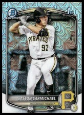 2025 Bowman Draft #BDC-50 Easton Carmichael Chrome Mojo Refractor