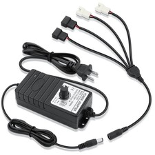 36W 12V PWM PC Fan Speed Controller, 100-240VAC to 5-12V 3A Adjustable Power ...