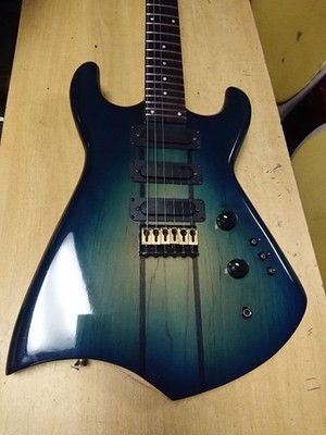 Electric Guitar Kawai Z1 Model Blue Green Gradient Japan Vintage