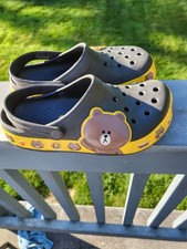 Crocs Classic Clog Unisex Kids Blue Slip-On Rubber Clog US 10 EU 27