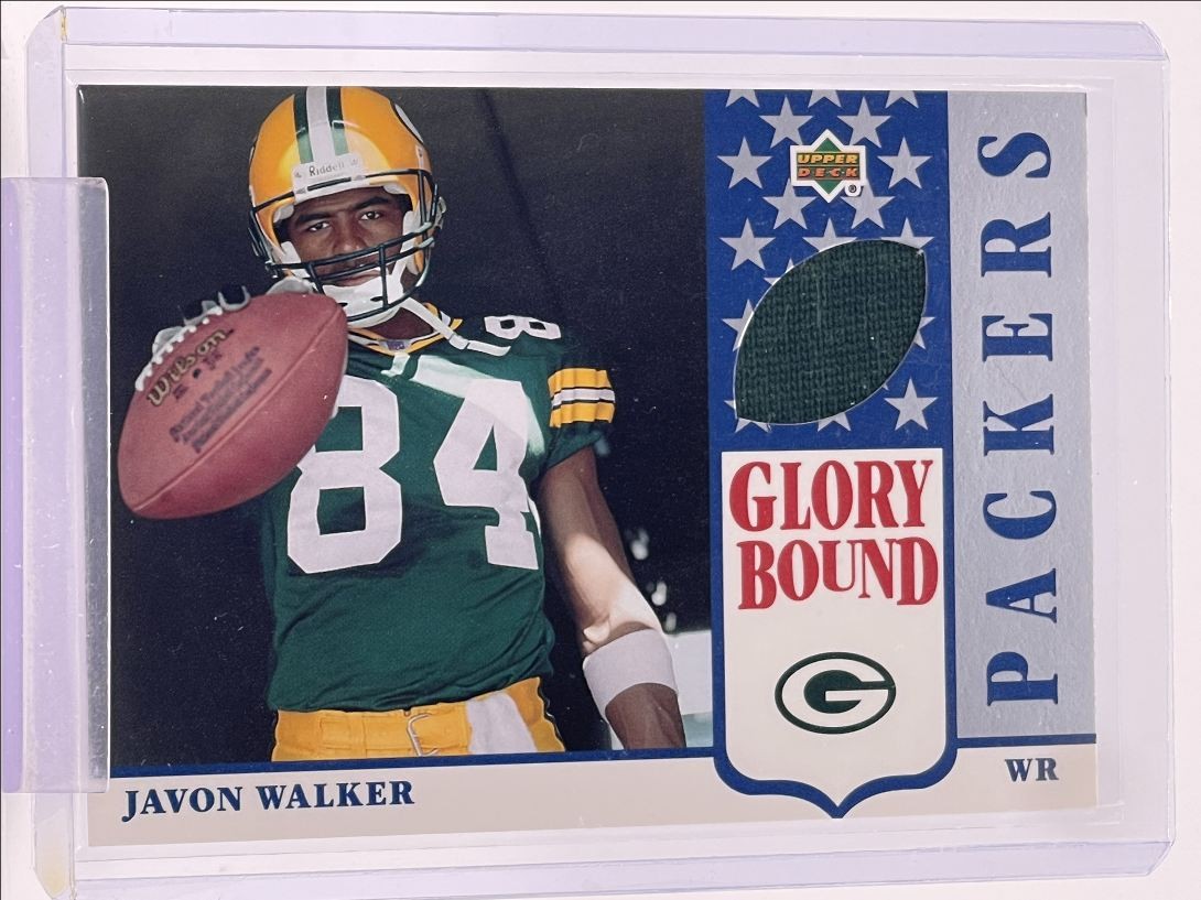 Javon Walker UD Authentics Glory Bound Jersey #GBJJW Glory Bound Jersey