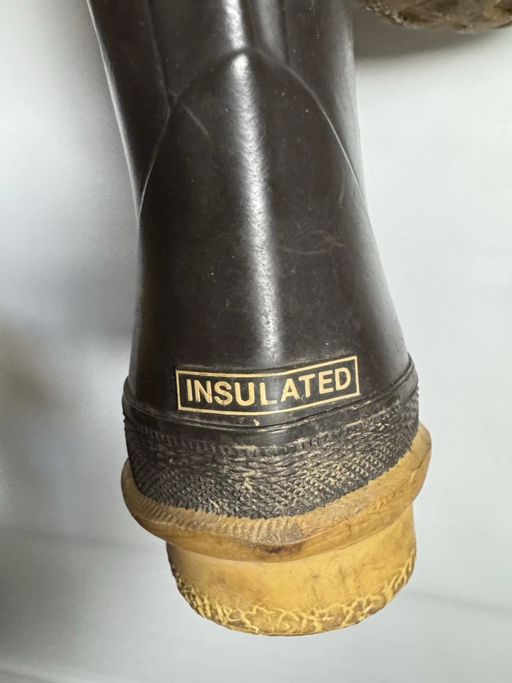 Pro Line Steel Shank Insulated Rubber Wader Hip Boots Men's Size 10 Waterproof - Image 4 of 4