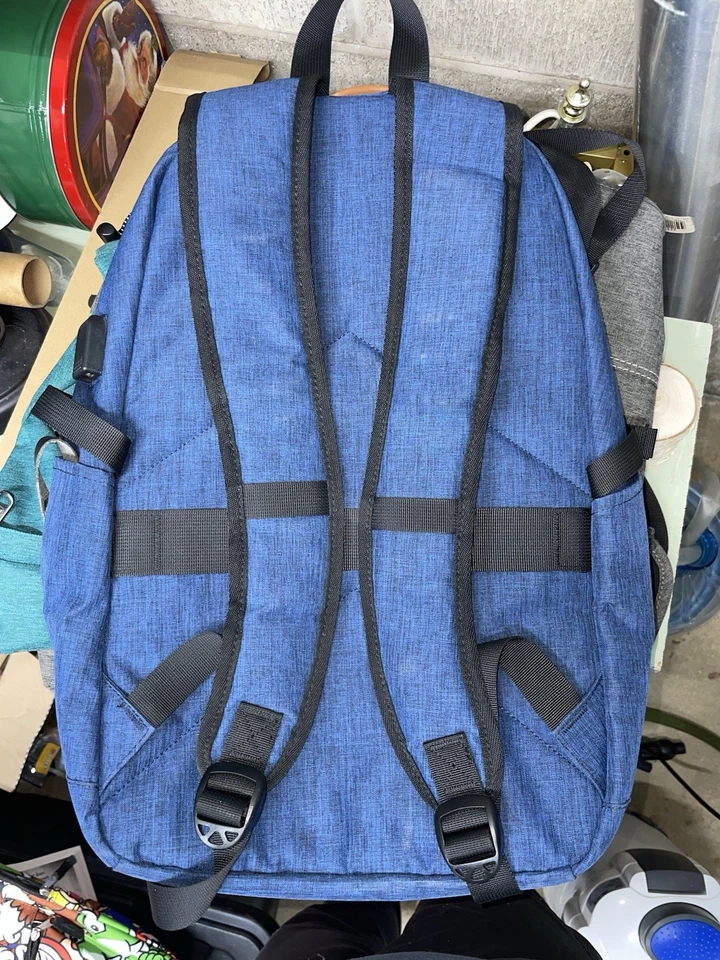 Mochila para laptop Mancro para viagem, mochila para laptop antirroubo mochila para negócios - Imagem 2 de 4