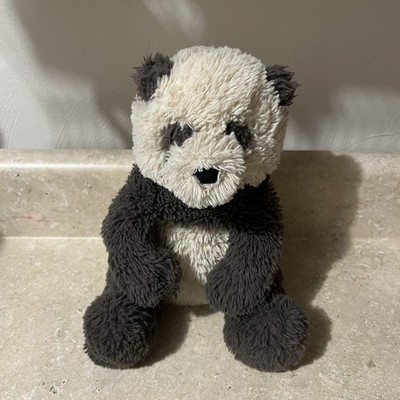 Jellycat Harry Panda Cub Plush Charcoal Gray 10  Retired