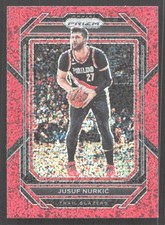 CZB303 - 2022-23 Panini Prizm - Jusuf Nurkic #63 - Red Sparkle