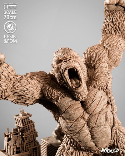Kit Modelo Estatua Escultura Diorama King Kong Sin Pintar/Sin Montar - Imagen 6 de 24