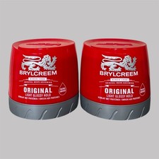 Brylcreem Protein Enriched Hair Styling Cream 2 x 250ml Light Glossy Hold