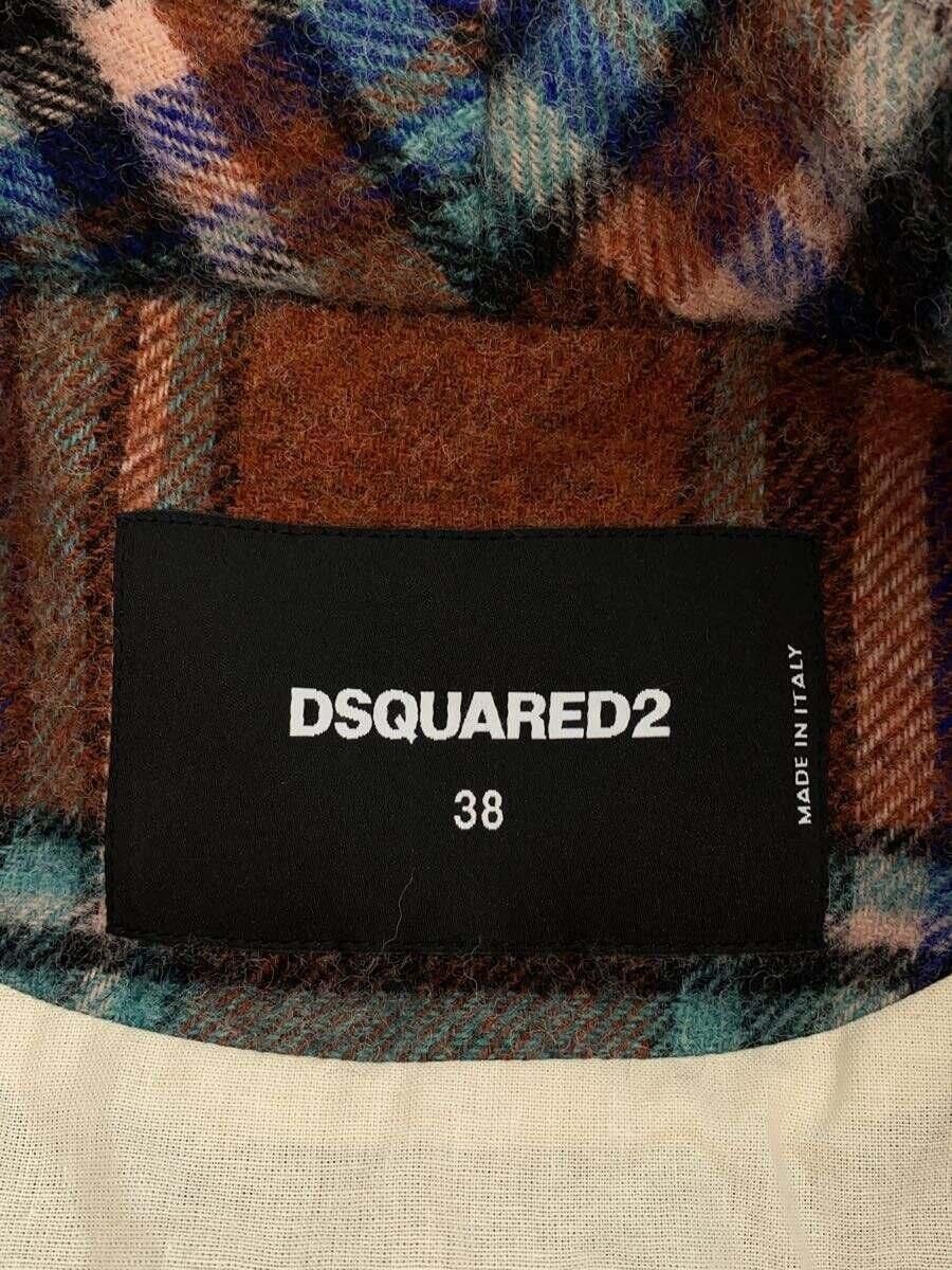 ALTRA DSQUARED2 altro cappotto 38 lana marrone S75AAA0396