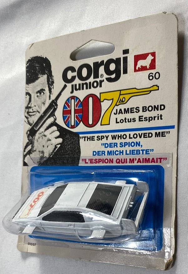 1976 METTOY CORGI JUNIOR #60 LOTUS ESPRIT JAMES BOND The Spy Who Loved Me - NEW - Image 3 of 4
