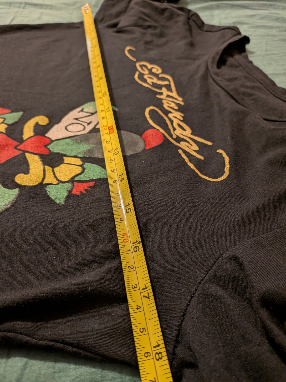 Ed Hardy Women’s Love Kills Long Sleeve Mini Dress Size L Black Y2K Grunge image 4