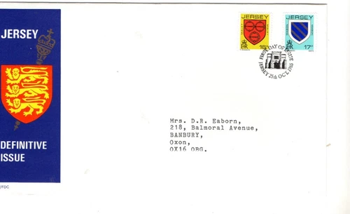 1985 JERSEY - DEFINITIVE ISSUE FDC FROM COLLECTION N35