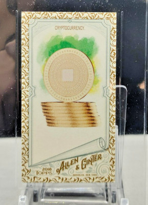 Cryptocurrency GOLD Mini 2018 Topps Allen & Ginter's ROOKIE 83 SSP Digital Asset