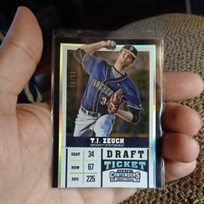 2017 Panini Contenders Draft Picks Draft Ticket /99 TJ Zeuch (Ball Visible) #22