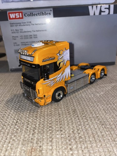 Wsi 1.50 Scale LASSE HANSEN; SCANIA R(5) TOPLINE 6X2 TWIN STEER MINT
