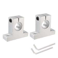 2pcs SK20 Aluminum Linear Motion Rail Clamping Rod for 20mm Diameter Shaft