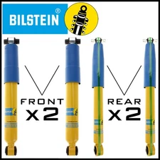 Bilstein B6 4600 Front & Rear Monotube Shocks fit 1988-2000 K2500 K3500 4WD