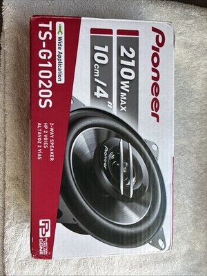 Pioneer TS-G1020F 4'' Car Audio Dual Cone Coaxial Speakers