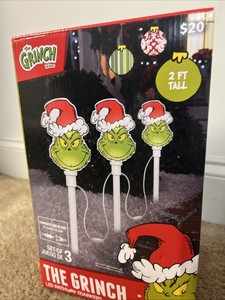 The Grinch Pathway Markers Gemmy