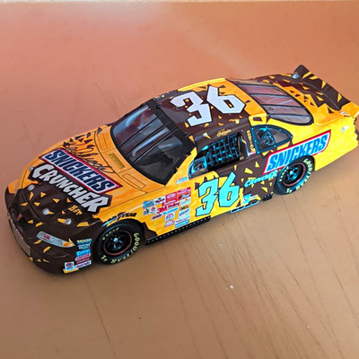Ken Schrader Autographed 1:24 #36 Snickers Cruncher Diecast Car - No Box