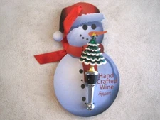 NEW CHRISTMAS TREE WINE TOPPER  BOTTLE STOPPER HAND CRAFTED  LS ARTS