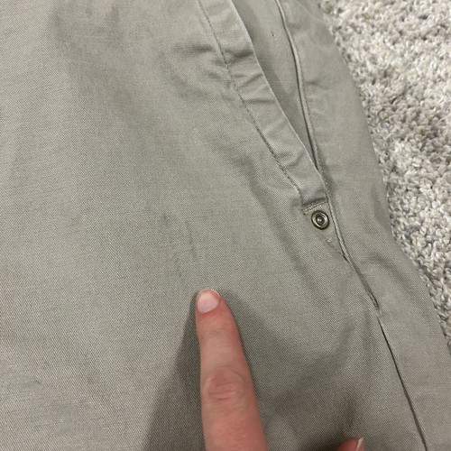 Duluth Trading Flex Ballroom Khakis Shorts Men's 48 Gray Relaxed Fit 9" Inseam - Picture 4 of 7
