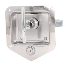 T Handle Toolbox Latch Heavy Duty Stainless Steel Polished Door Tool Box Lock...