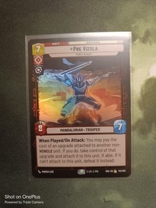 Pre Vizsla foil - 142/262 - Rare - Shadows of the Galaxy - Star Wars Unlimited