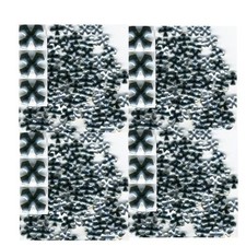 CROSSBONES Smooth Nailhead 10mm Hot Fix SILVER 2 Gross 288 Pieces