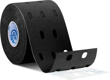 CureTape® Punch kinesiology tape, Black, 5 m