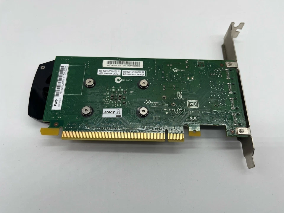 Scheda Grafica Nvidia Quadro NVS-510 4x Mini DISPLAY PORT 2GB DDR3 - Immagine 2 di 2