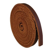 Genuine Leather Strip 1/4 Inch Wide 72 Inches Long for DIY Craft Projects, 1.8-2