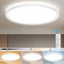 LED Ceiling Light Dimmable 36W Ceiling Lamp Living Room Bath with Remote Control