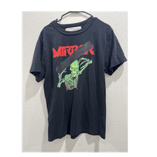Off-White c/o Virgil Abloh Skeleton Skull Graphic Black T-Shirt Men's L