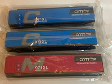 Lot of 3 971XL OFFICEJET Pro CMTP 2ea Cyan 1ea Magenta