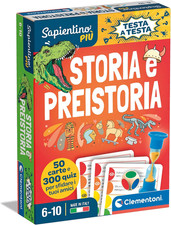 Sapientino Più - Testa a Testa Storia E Preistoria, Gioco Educativo per Bambini 