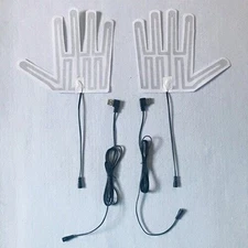 1 Pair Shoes Gloves Heater Carbon Fiber USB Heated Pads Electric Heating Element