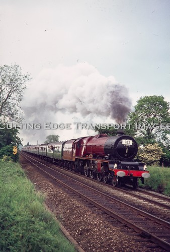 Original Eisenbahn Dia 6201 Princess Elizabeth Stanier Centenary 1976 50/176/225